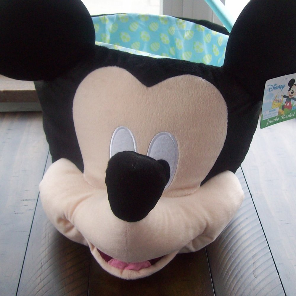 NWT Disney Mickey Mouse Jumbo Easter Basket